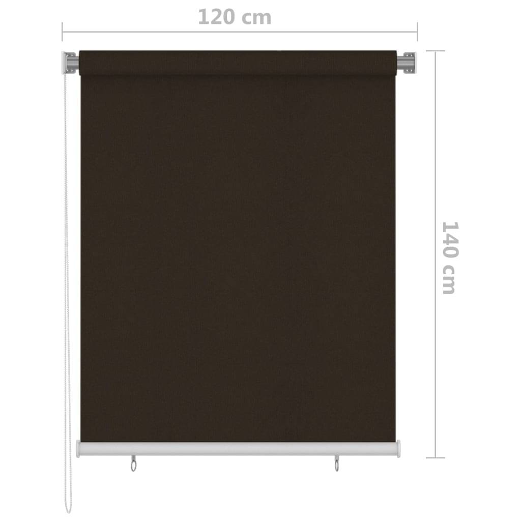 vidaXL Außenrollo 120x140 cm Braun