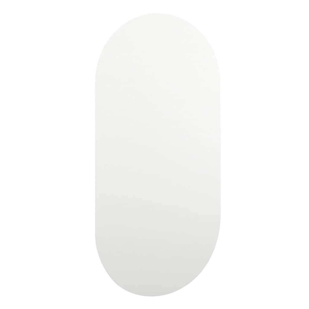 vidaXL Spiegel mit LED-Leuchten 40x20 cm Glas Oval