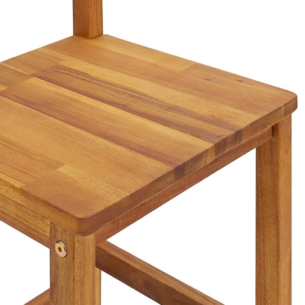 vidaXL Barhocker 6 Stk. Massivholz Akazie