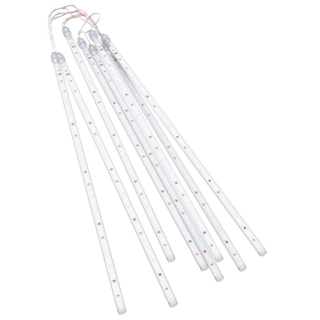 vidaXL LED Meteor-Lichter 8 Stk. 50 cm Mehrfarbig 288 LEDs