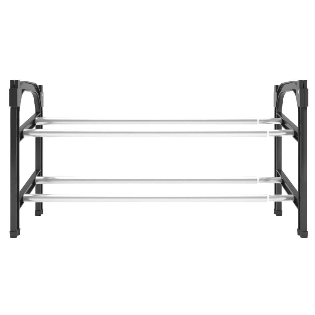 vidaXL Schuhregal mit 2 Ablagen Ausziehbar 119x24x37 cm