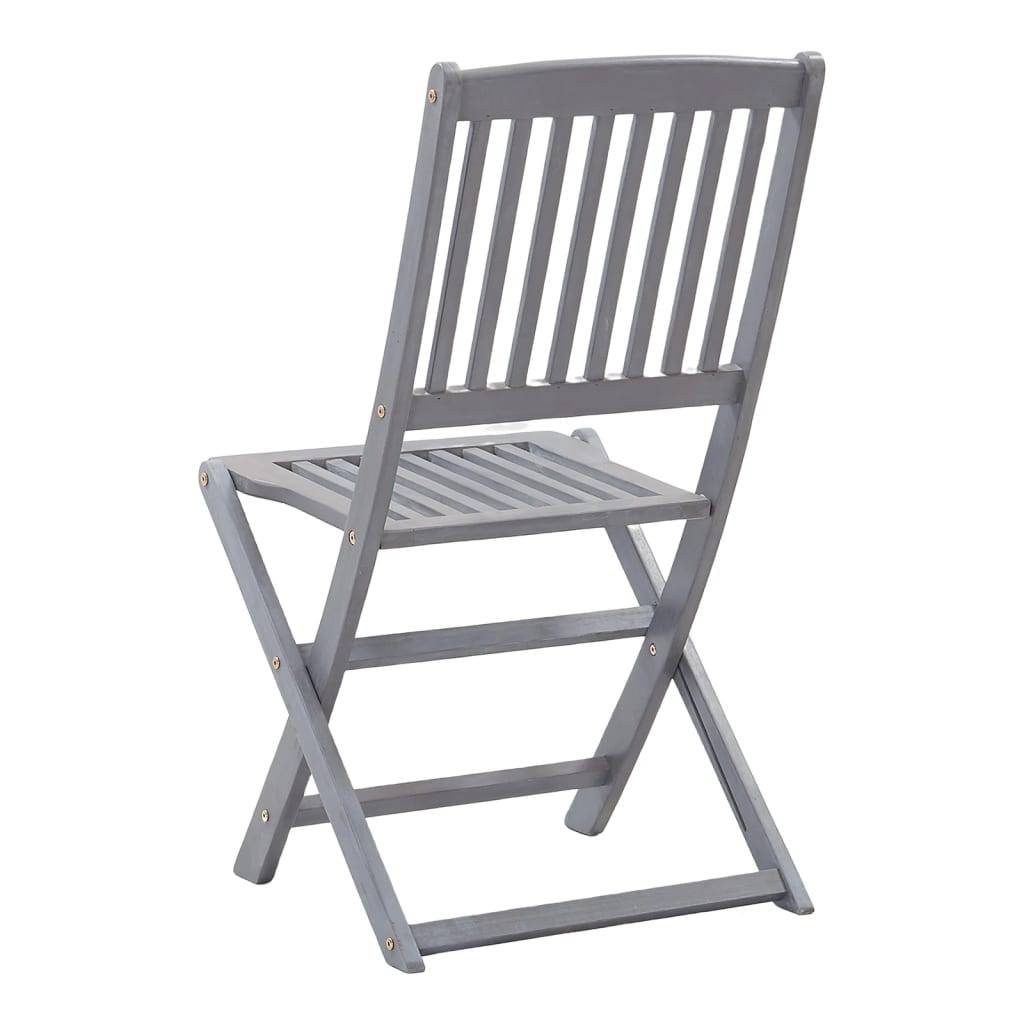 vidaXL Klappbare Gartenstühle 8 Stk. Massivholz Akazie