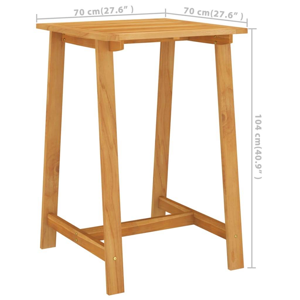vidaXL 5-tlg. Gartenbar-Set Braun