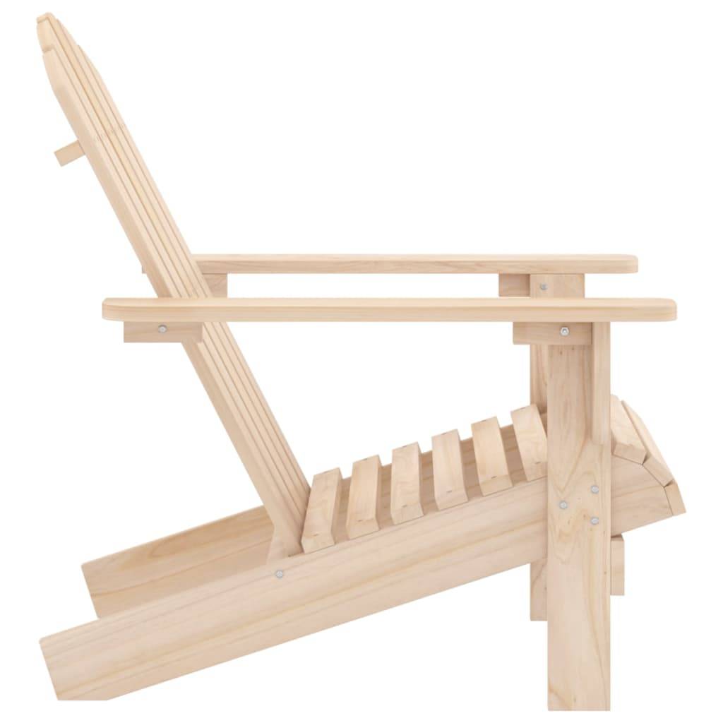 vidaXL Adirondack-Gartenstuhl Massivholz Tanne