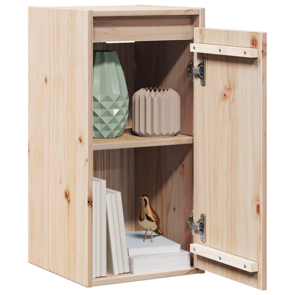 vidaXL Wandschrank 30x30x60 cm Massivholz Kiefer