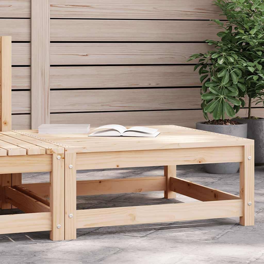 vidaXL Gartenhocker 70x70x30 cm Massivholz Kiefer