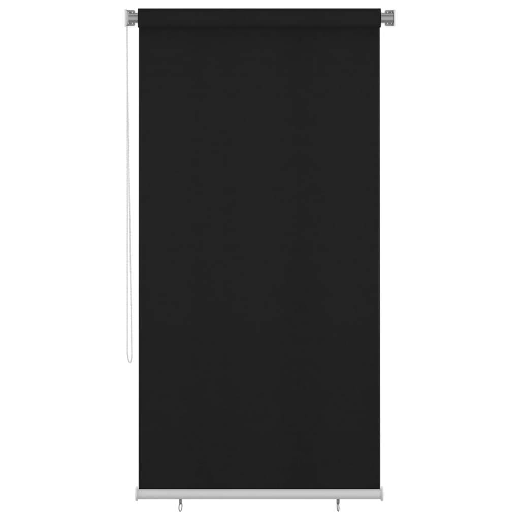 vidaXL Außenrollo 120x230 cm Schwarz