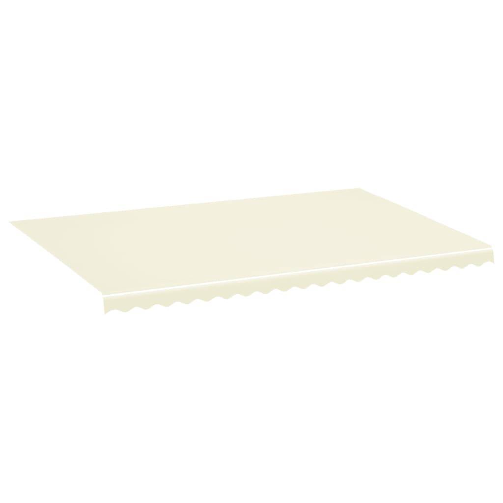 vidaXL Markisenbespannung Creme 5x3,5 m