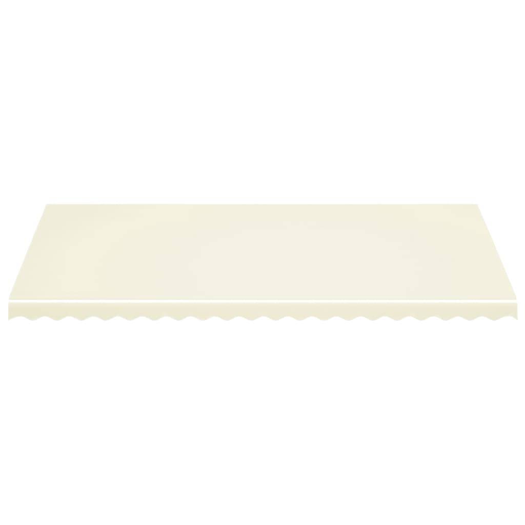 vidaXL Markisenbespannung Creme 5x3,5 m