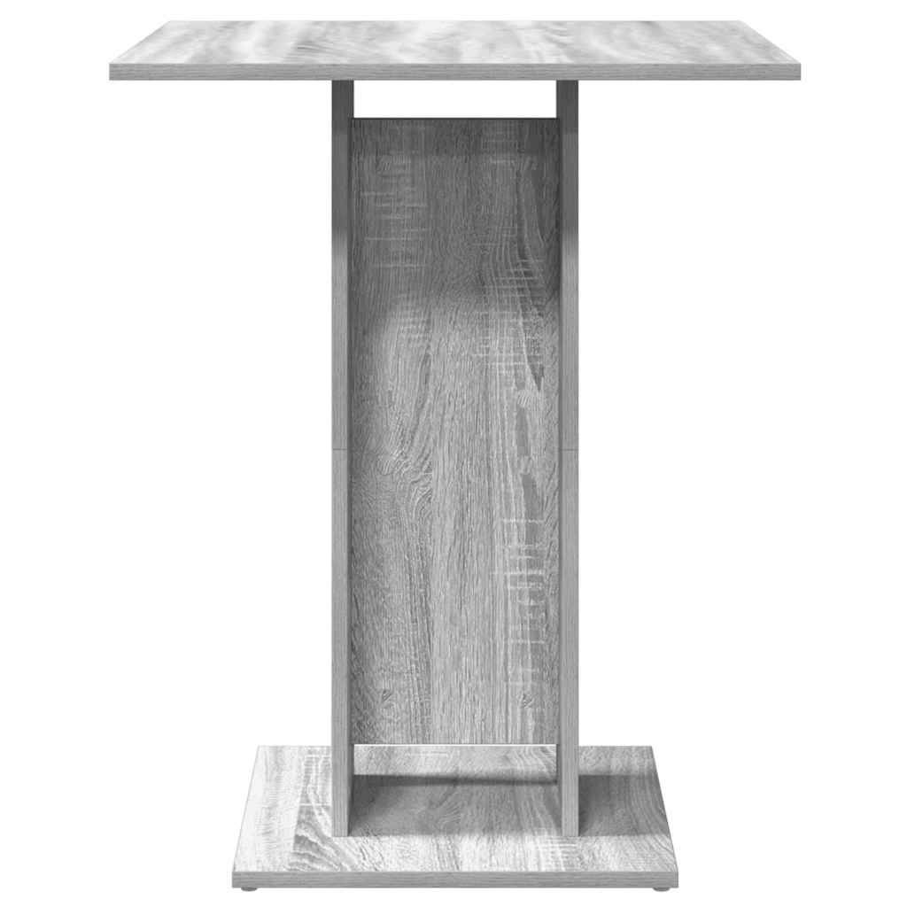 vidaXL Bistrotisch Grau Sonoma 60x60x75 cm Holzwerkstoff
