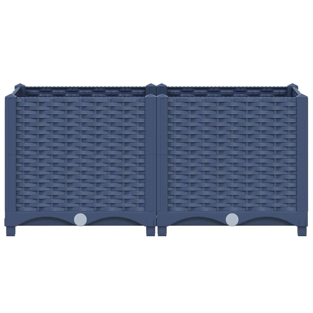 vidaXL Hochbeet 80x40x38 cm Polypropylen