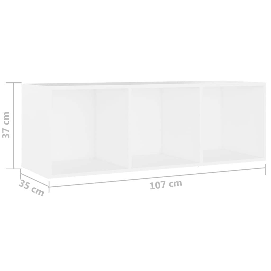 vidaXL TV-Schränke 4 Stk. Weiß 107x35x37 cm Holzwerkstoff