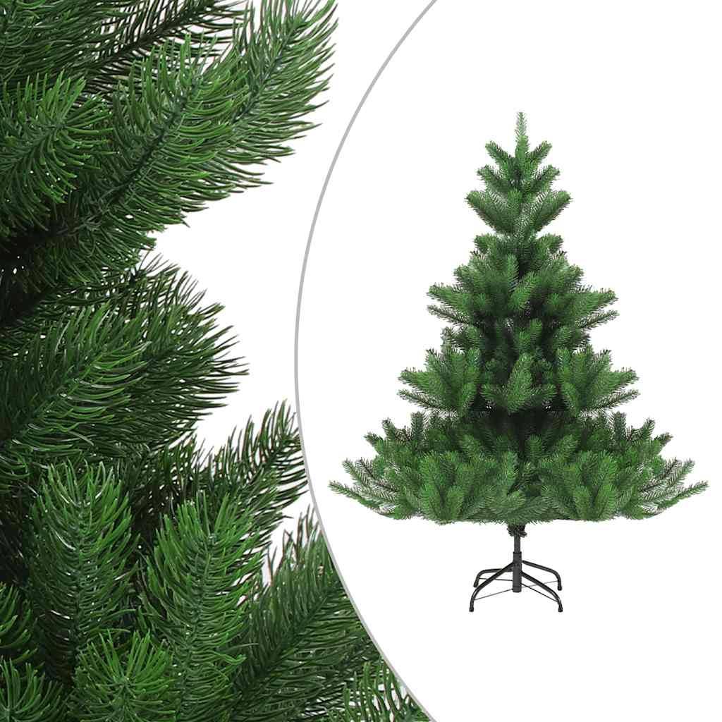 vidaXL Künstlicher Weihnachtsbaum Nordmann LED & Kugeln Grün 180 cm