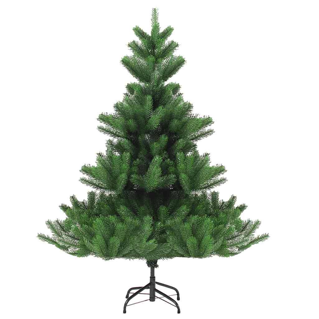 vidaXL Künstlicher Weihnachtsbaum Nordmann LED & Kugeln Grün 180 cm