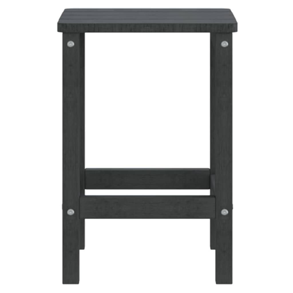 vidaXL Garten Adirondack-Tisch Anthrazit 38x38x46 cm HDPE