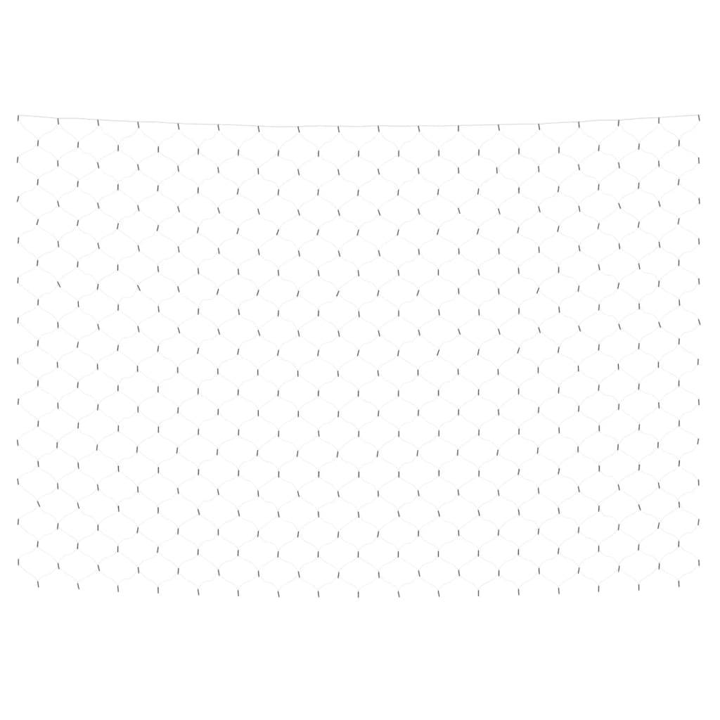 vidaXL LED-Lichternetz Warmweiß 3x2 m 204 LEDs Indoor Outdoor