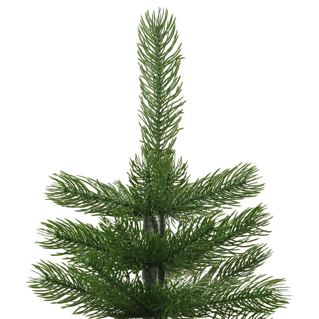 vidaXL Künstlicher Weihnachtsbaum mit Ständer Schlank 210 cm PE