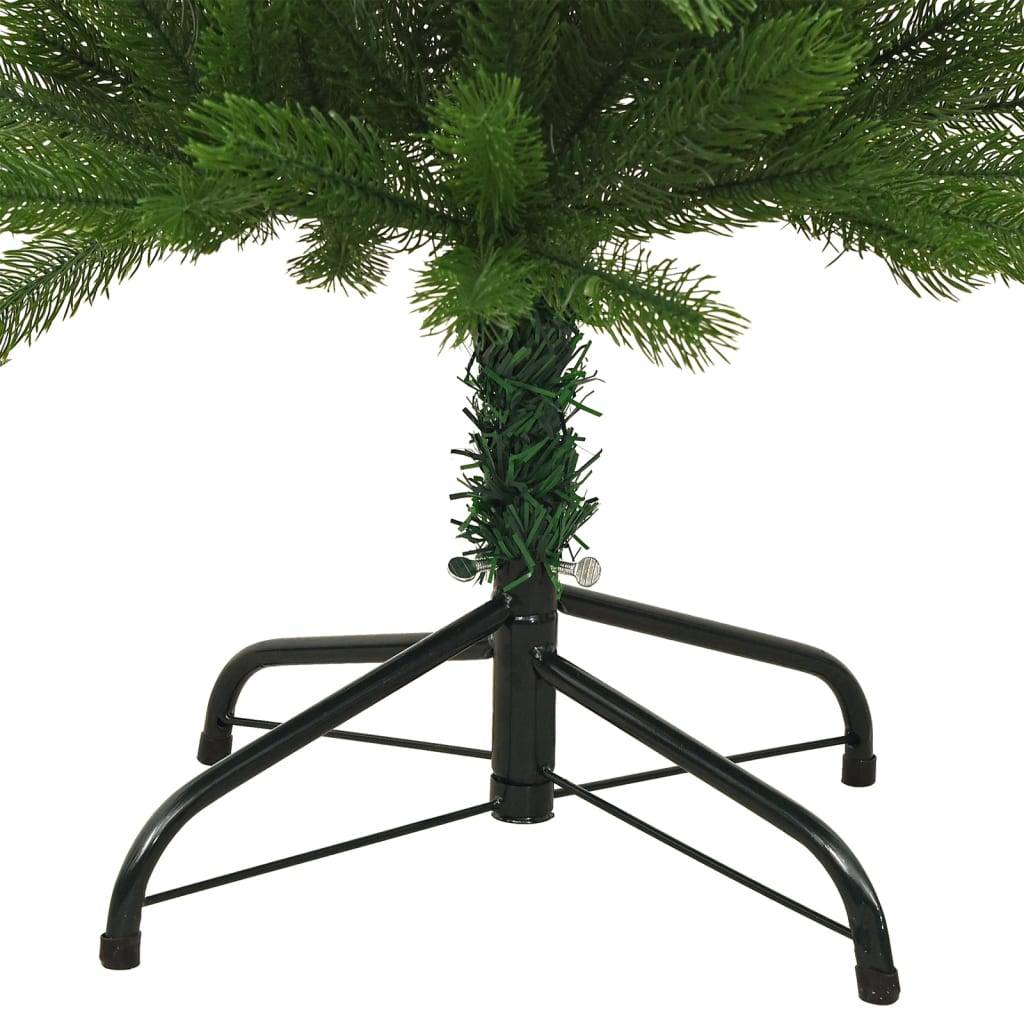 vidaXL Künstlicher Weihnachtsbaum mit Ständer Schlank 210 cm PE