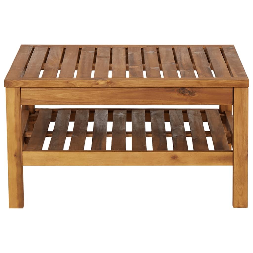vidaXL Couchtisch 65x65x35 cm Massivholz Akazie