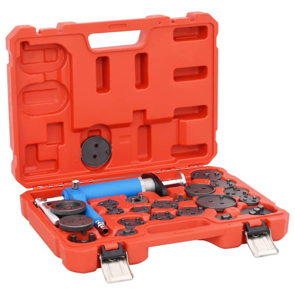 vidaXL 23-tlg Druckluft-Bremskolben-Rücksteller Universal Werkzeug Set