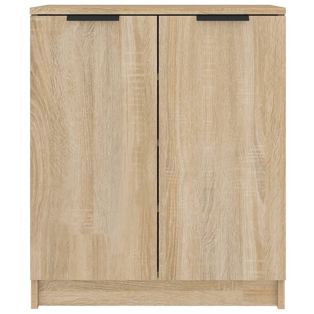vidaXL Schuhschrank Sonoma-Eiche 59x35x70 cm Holzwerkstoff