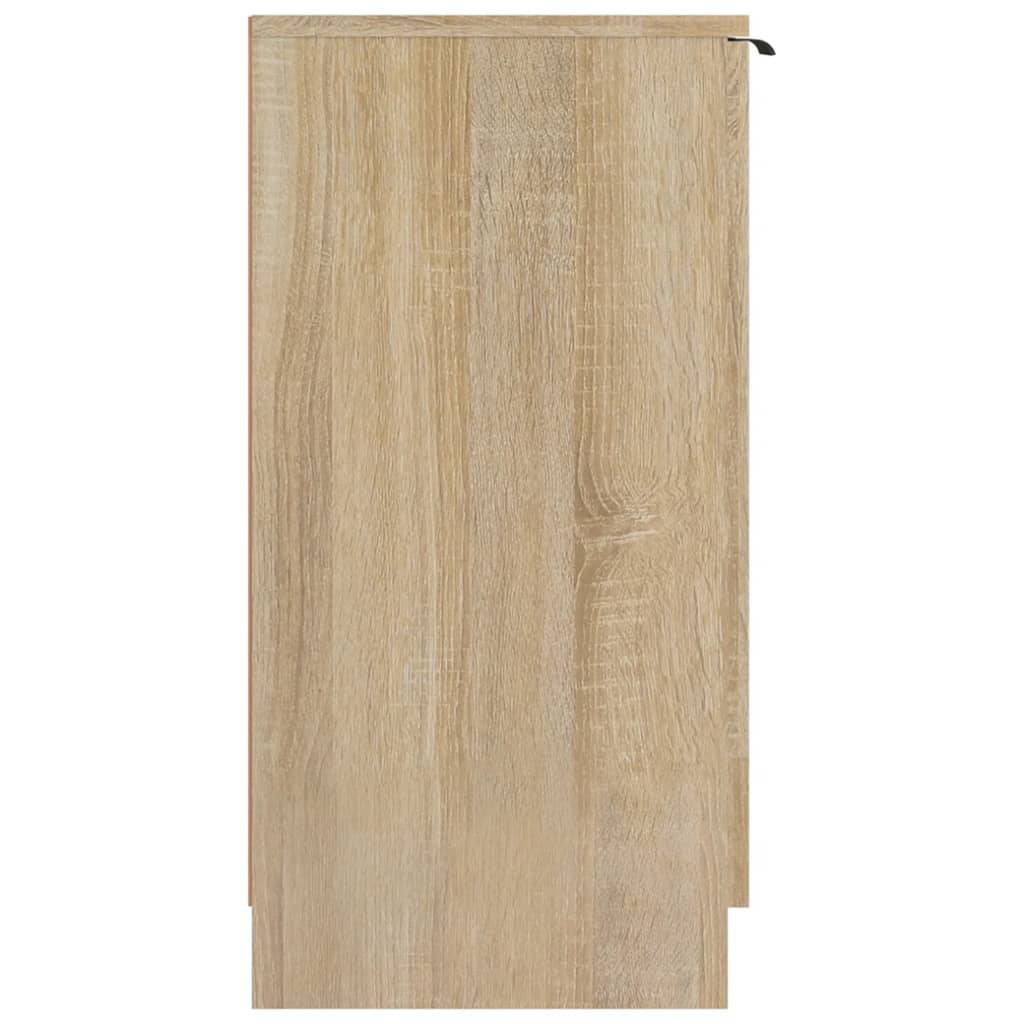 vidaXL Schuhschrank Sonoma-Eiche 59x35x70 cm Holzwerkstoff