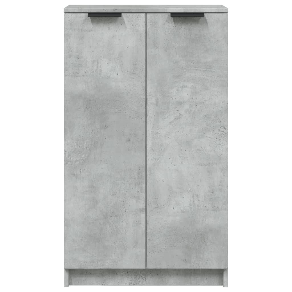 vidaXL Schuhschrank Betongrau 59x35x100 cm Holzwerkstoff