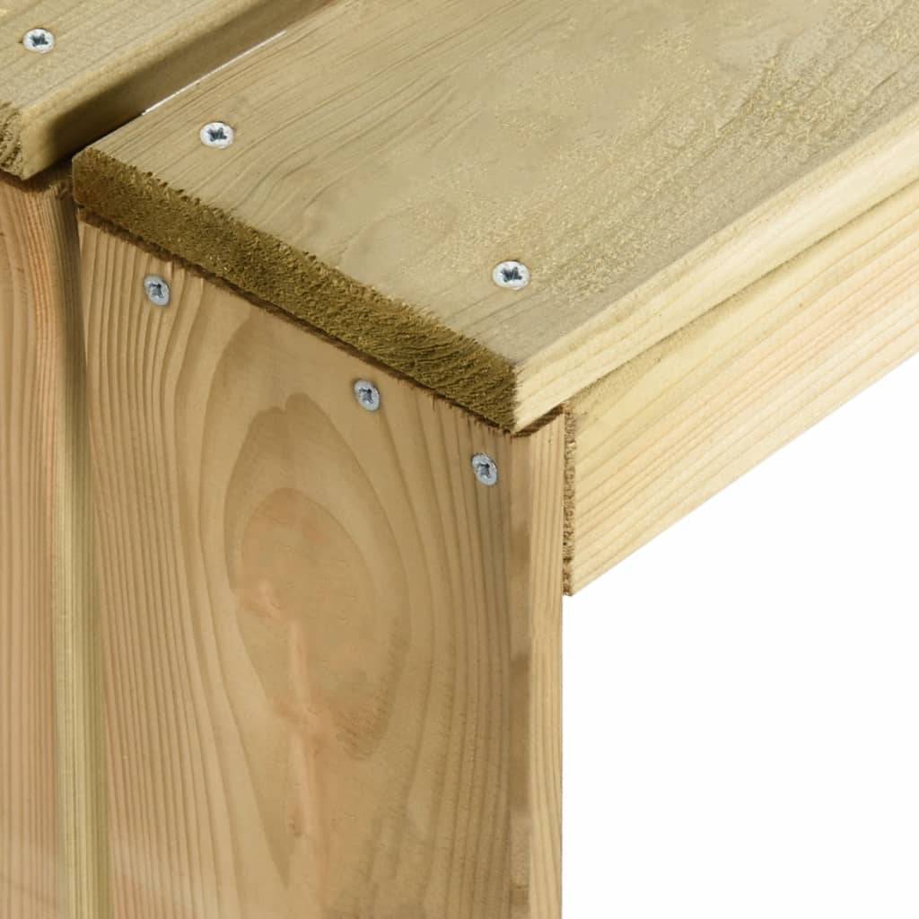 vidaXL Bartisch 100x60x110 cm Imprägniertes Kiefernholz