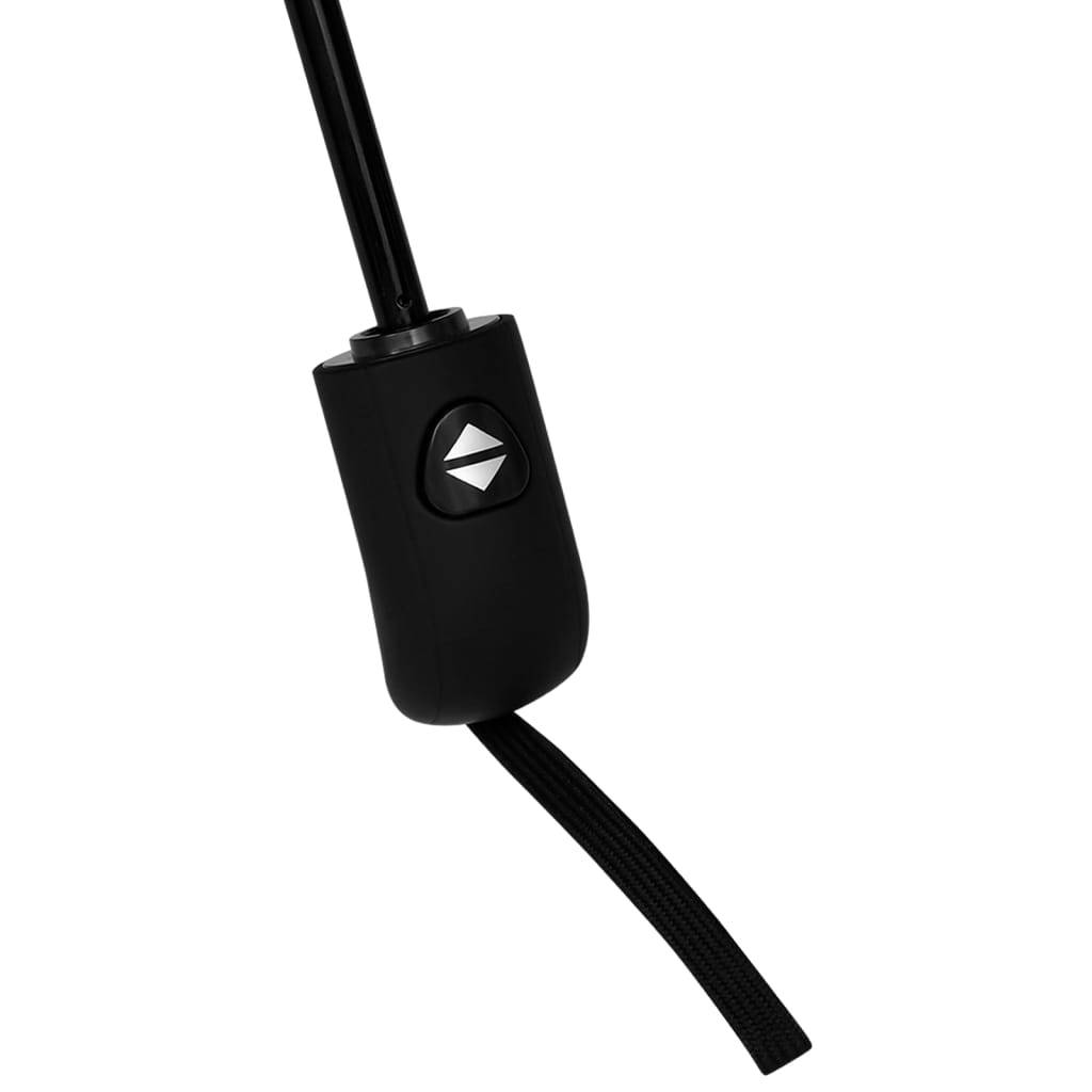 vidaXL Faltbarer Regenschirm Automatisch Schwarz 95 cm
