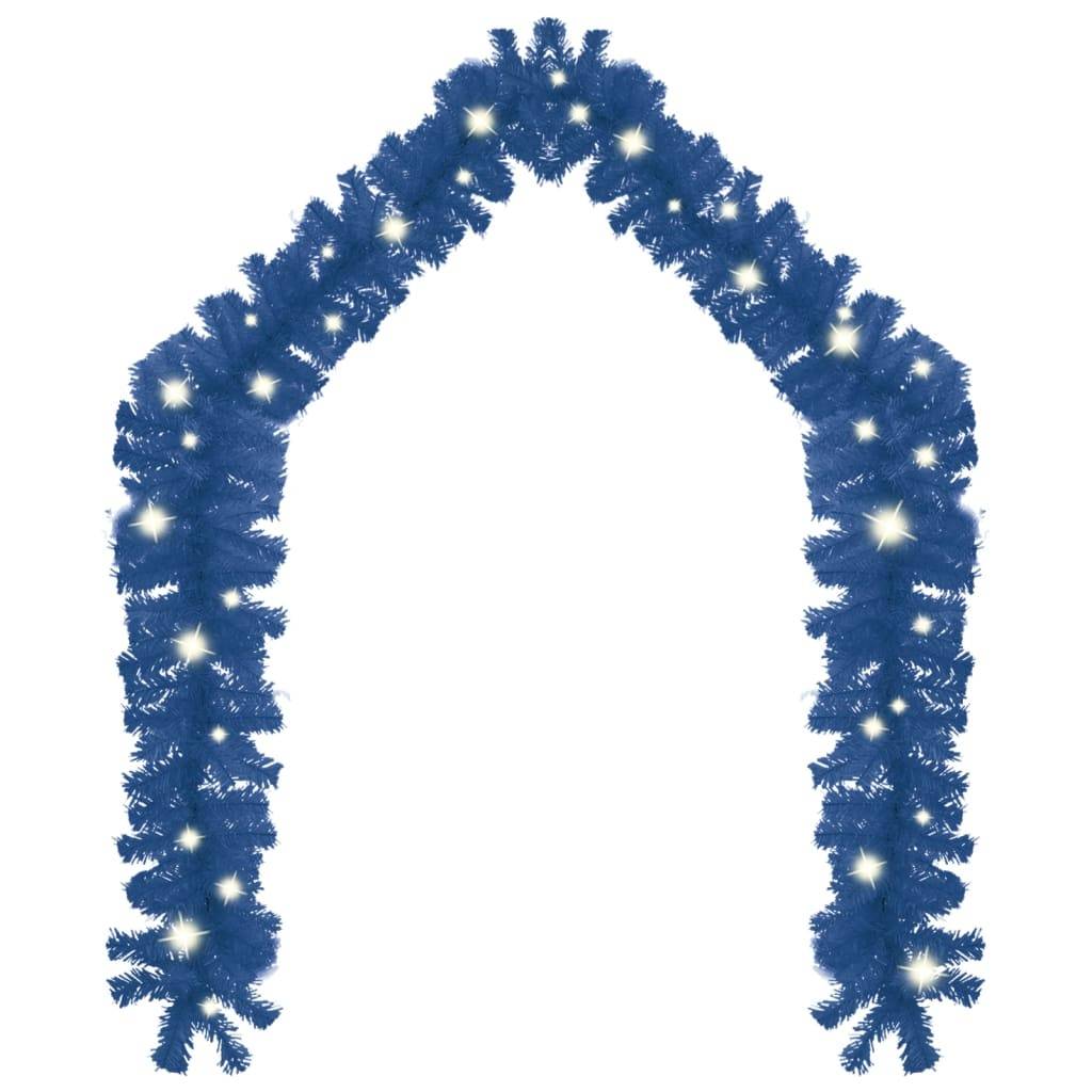 vidaXL Weihnachtsgirlande mit LED 5 m Blau