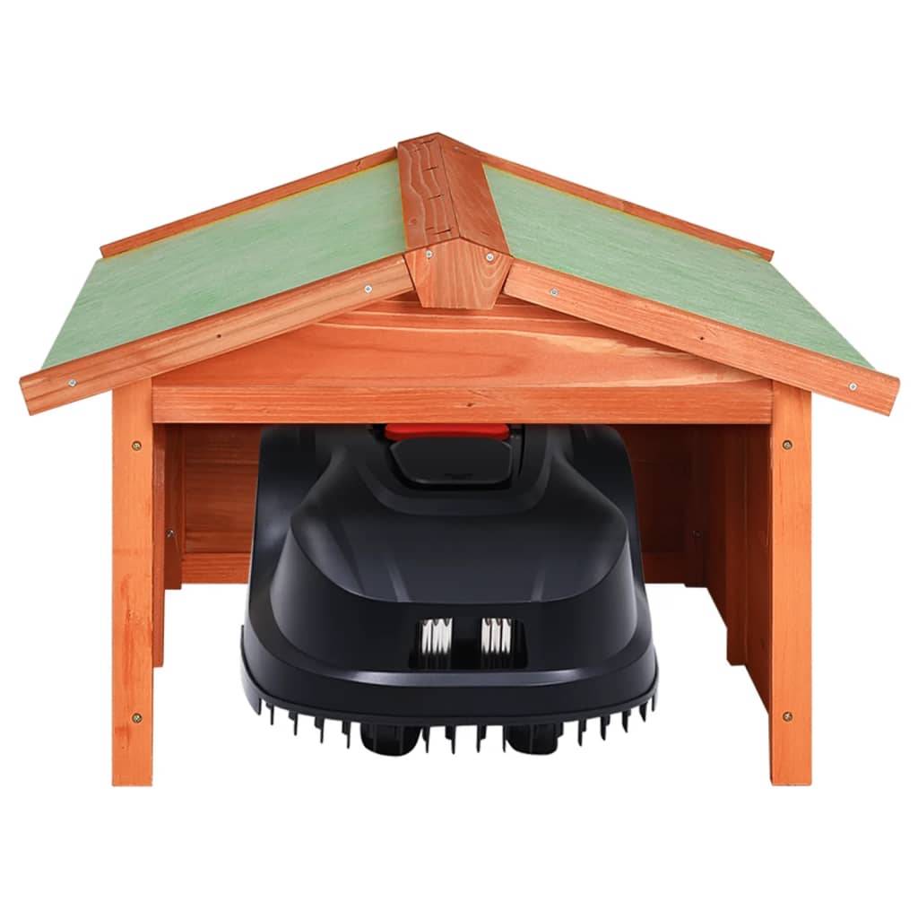 vidaXL Roboter-Rasenmäher Garage 72x87x50 cm Massivholz Tanne