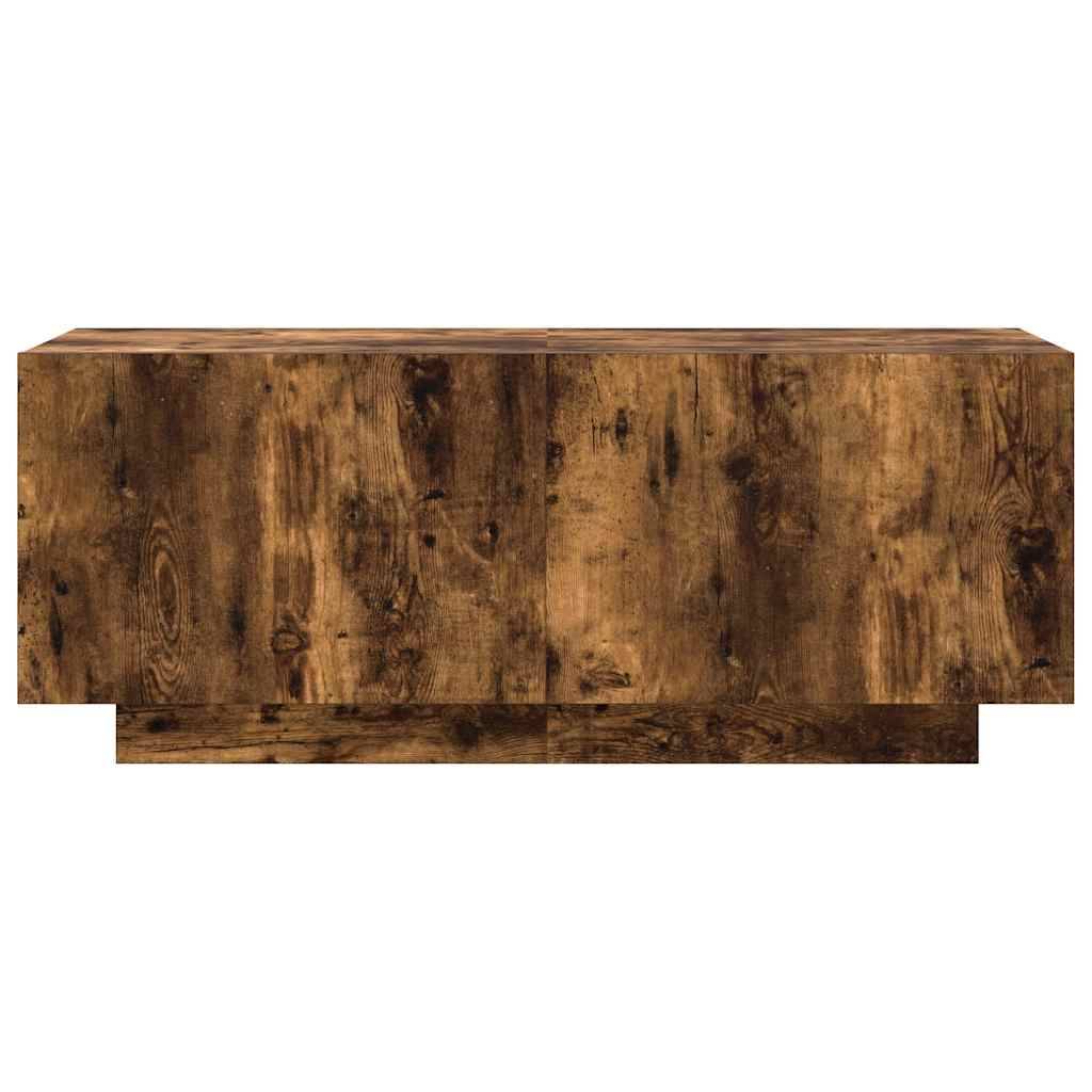 vidaXL TV-Schrank Räuchereiche 100x35x40 cm Holzwerkstoff