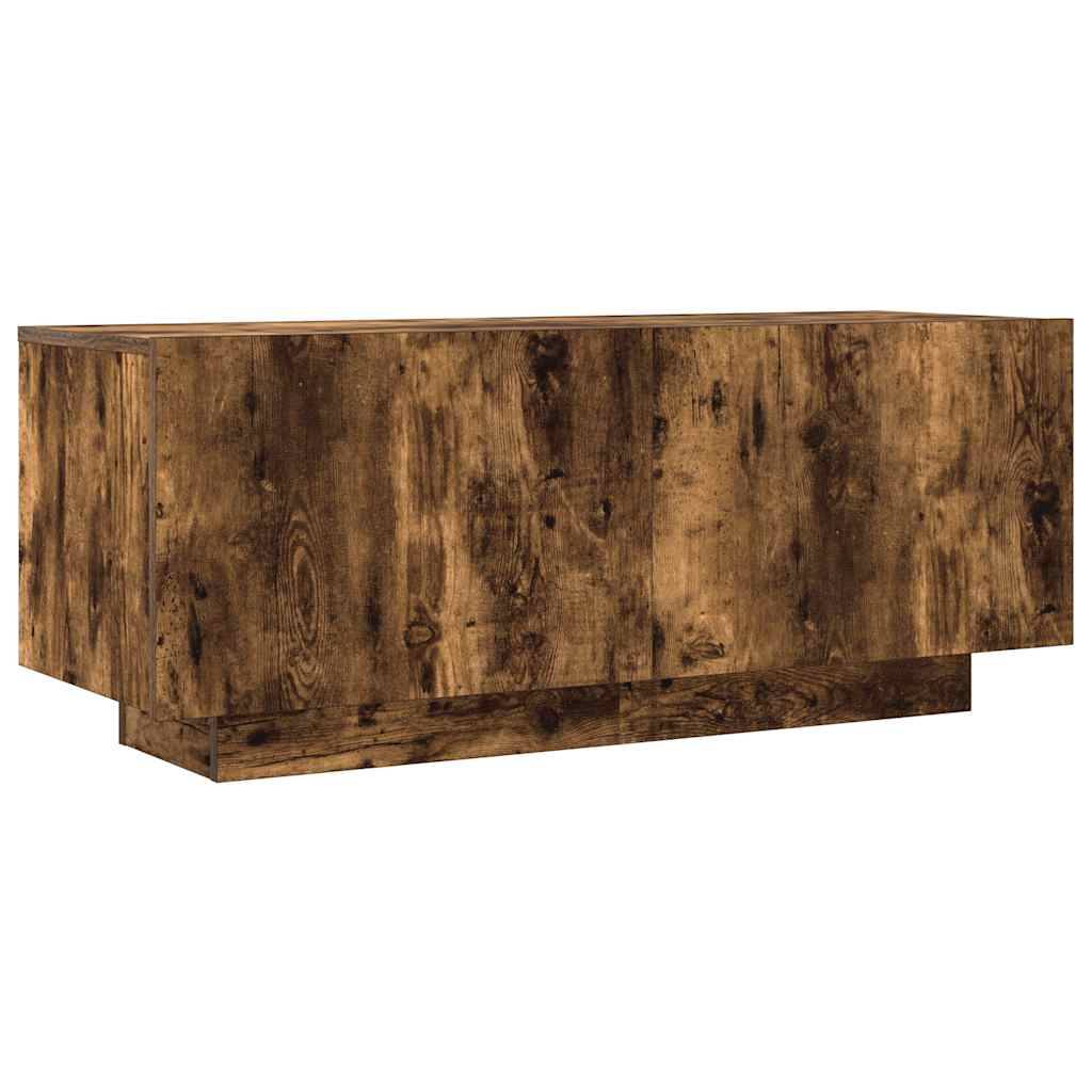 vidaXL TV-Schrank Räuchereiche 100x35x40 cm Holzwerkstoff