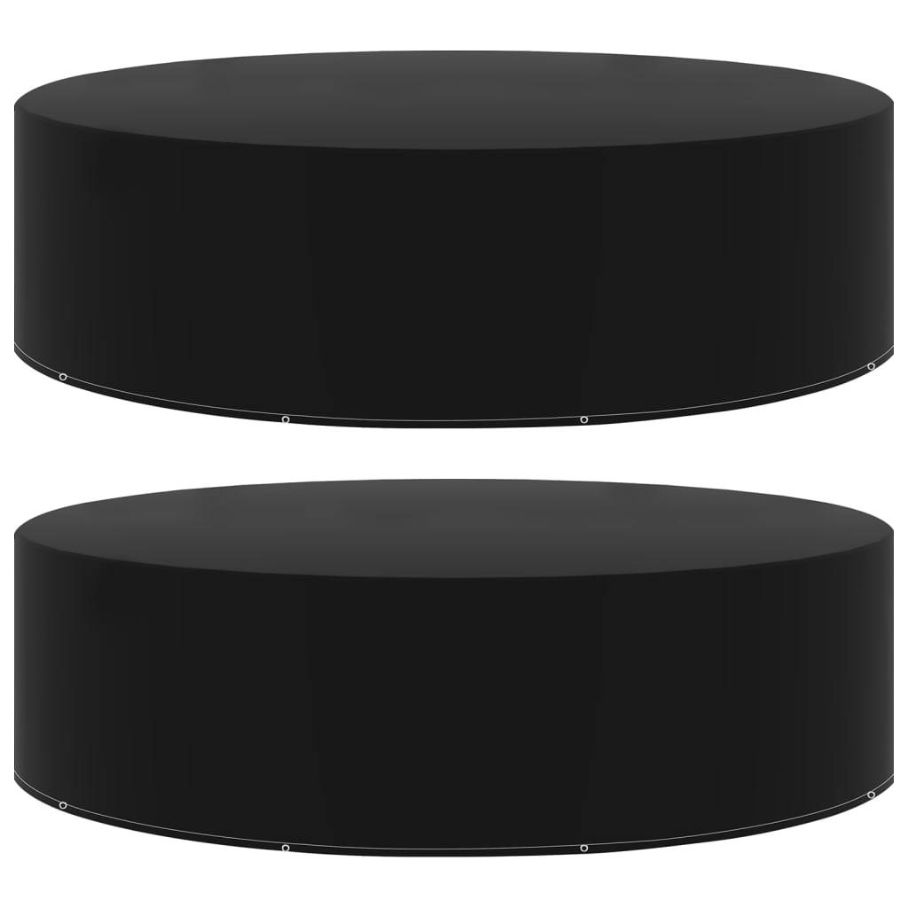 vidaXL Gartenmöbel-Abdeckungen 2 Stk. 10 Ösen 205x90 cm