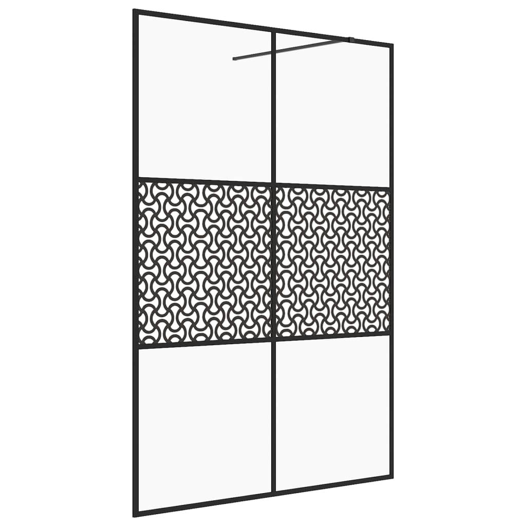 vidaXL Duschwand für Begehbare Dusche mit Klarem ESG-Glas 140x195 cm