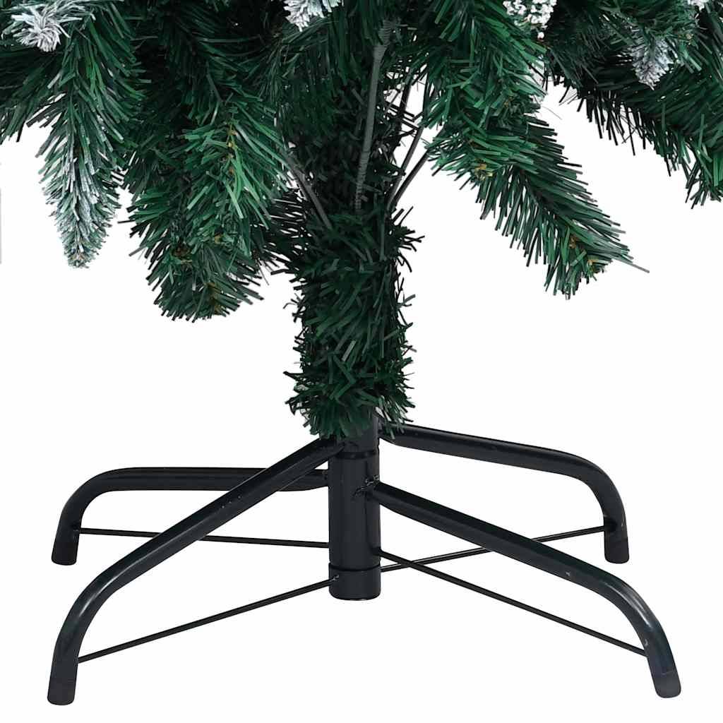vidaXL Künstlicher Weihnachtsbaum mit Beleuchtung Kugeln Zapfen 240 cm
