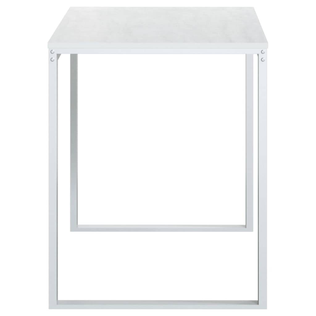 vidaXL Computertisch Weiß 110x60x73 cm Holzwerkstoff