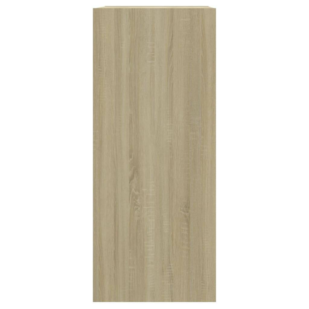 vidaXL Bücherregal/Raumteiler Sonoma-Eiche 40x30x72 cm