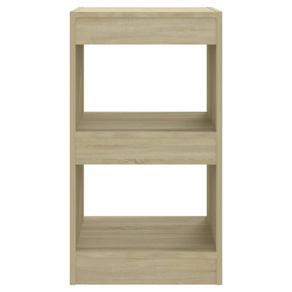 vidaXL Bücherregal/Raumteiler Sonoma-Eiche 40x30x72 cm