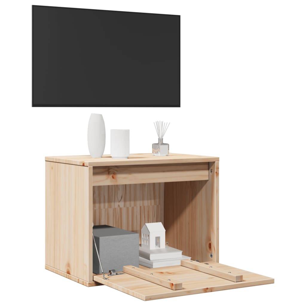 vidaXL Wandschrank 45x30x35 cm Massivholz Kiefer