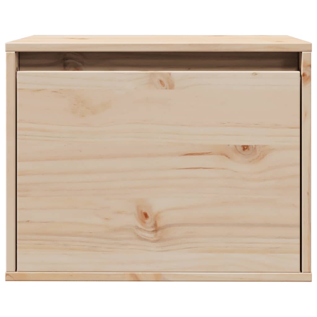 vidaXL Wandschrank 45x30x35 cm Massivholz Kiefer