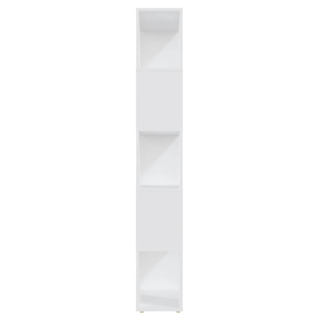 vidaXL Bücherregal Raumteiler Weiß 60x24x155 Holzwerkstoff