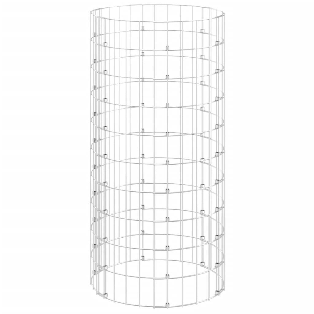 vidaXL Gartenkomposter Ø50x100 cm Verzinkter Stahl