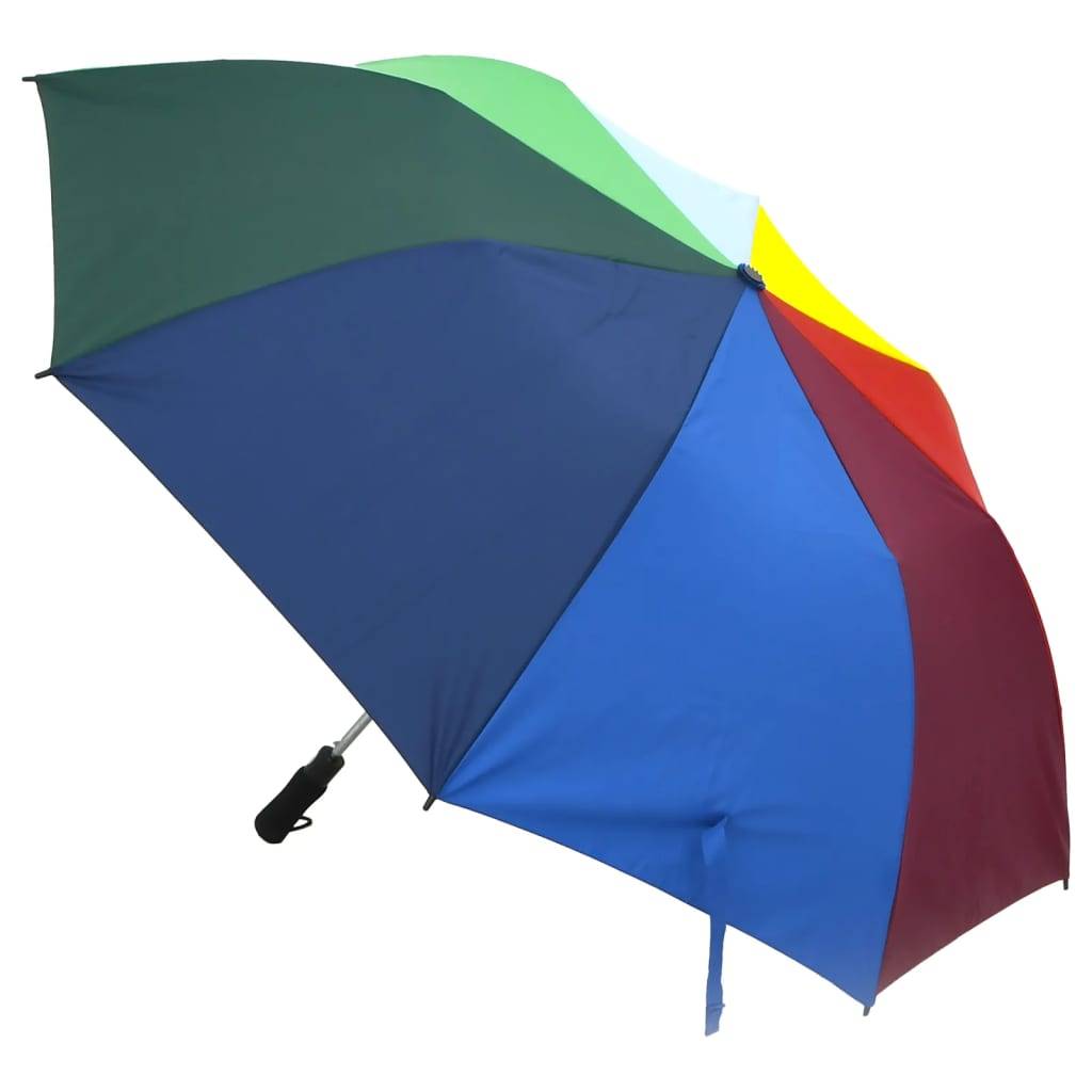 vidaXL Faltbarer Regenschirm Automatisch Mehrfarbig 124 cm