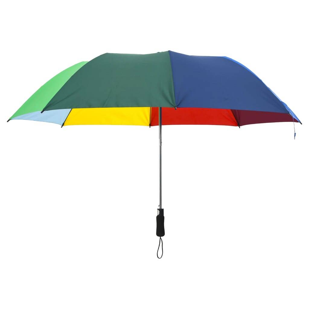 vidaXL Faltbarer Regenschirm Automatisch Mehrfarbig 124 cm