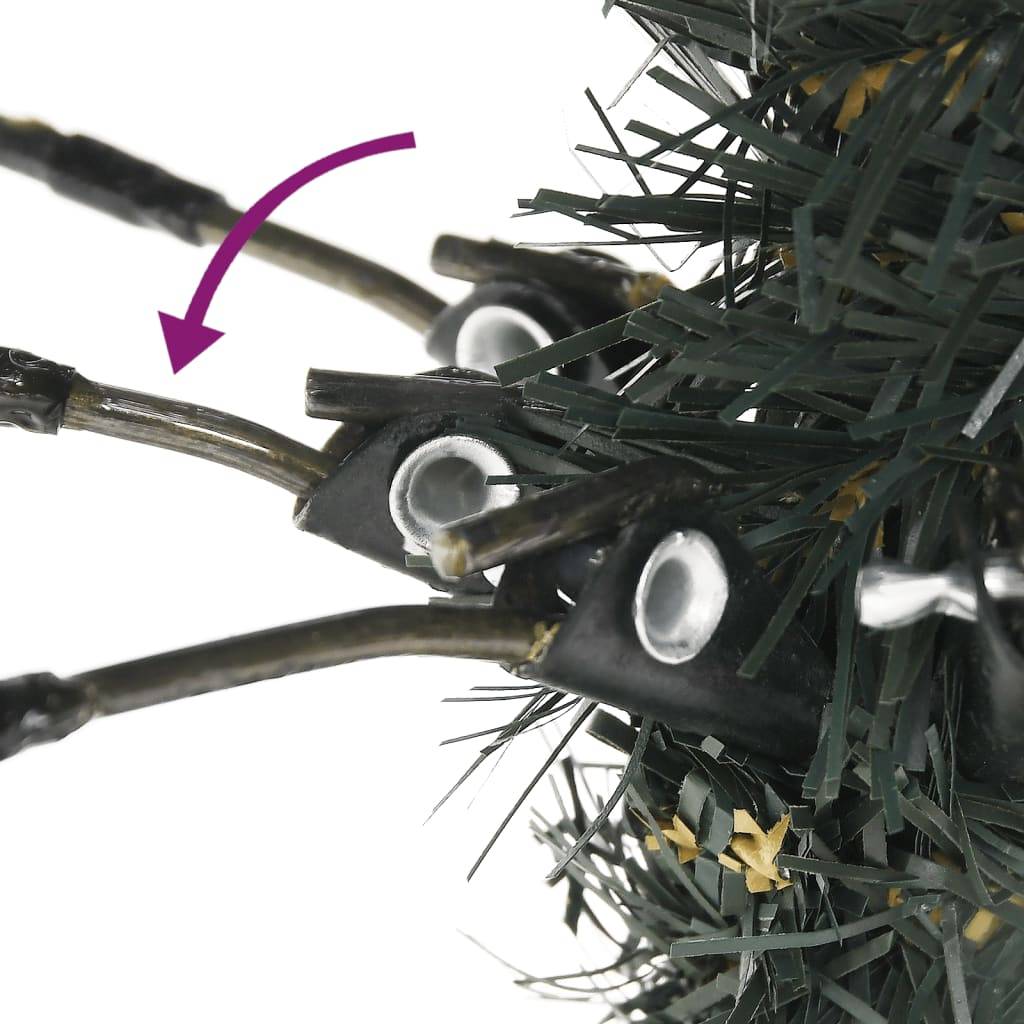 vidaXL Künstlicher Weihnachtsbaum mit Ständer Grün 180 cm PVC