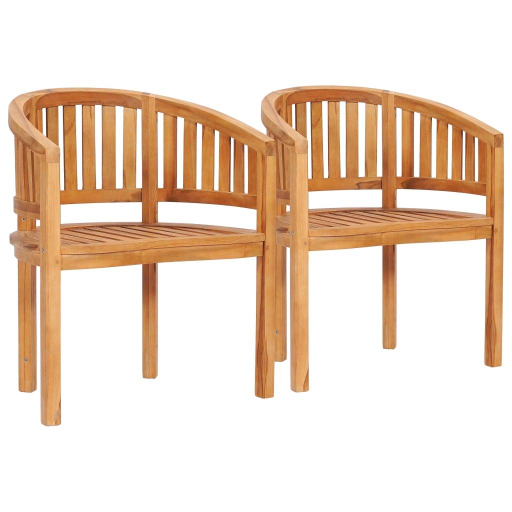 vidaXL 4-tlg. Garten-Lounge-Set Massivholz Teak