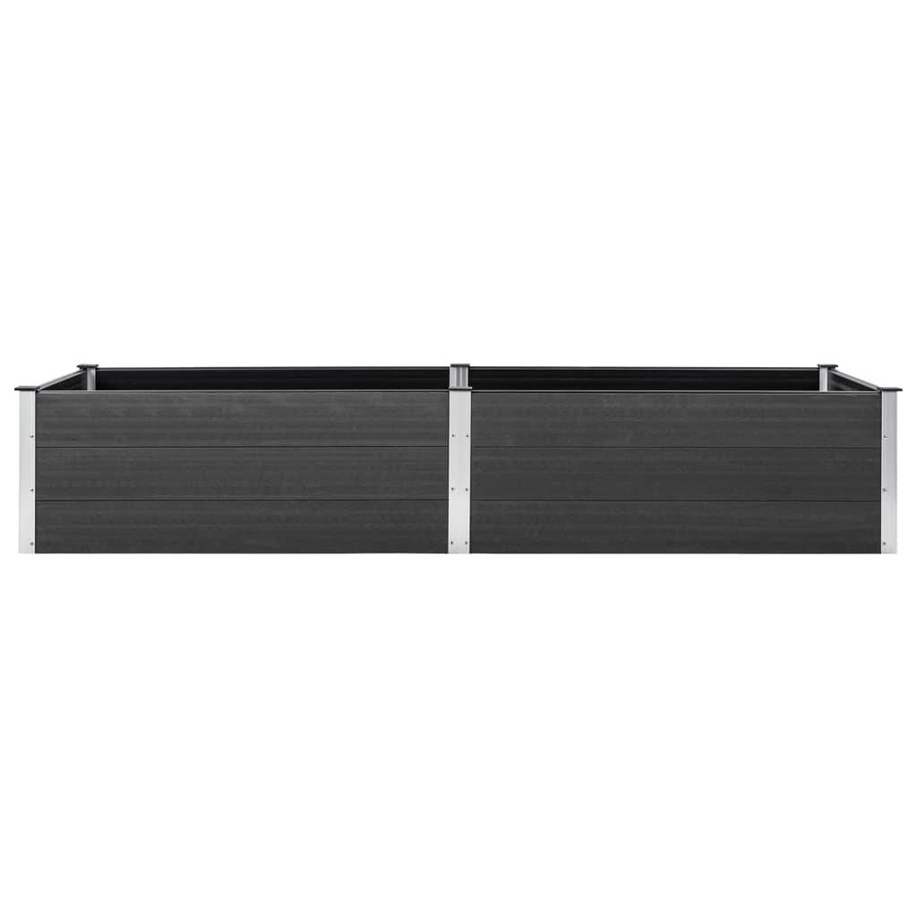 vidaXL Garten-Hochbeet 200x100x54 cm WPC Grau