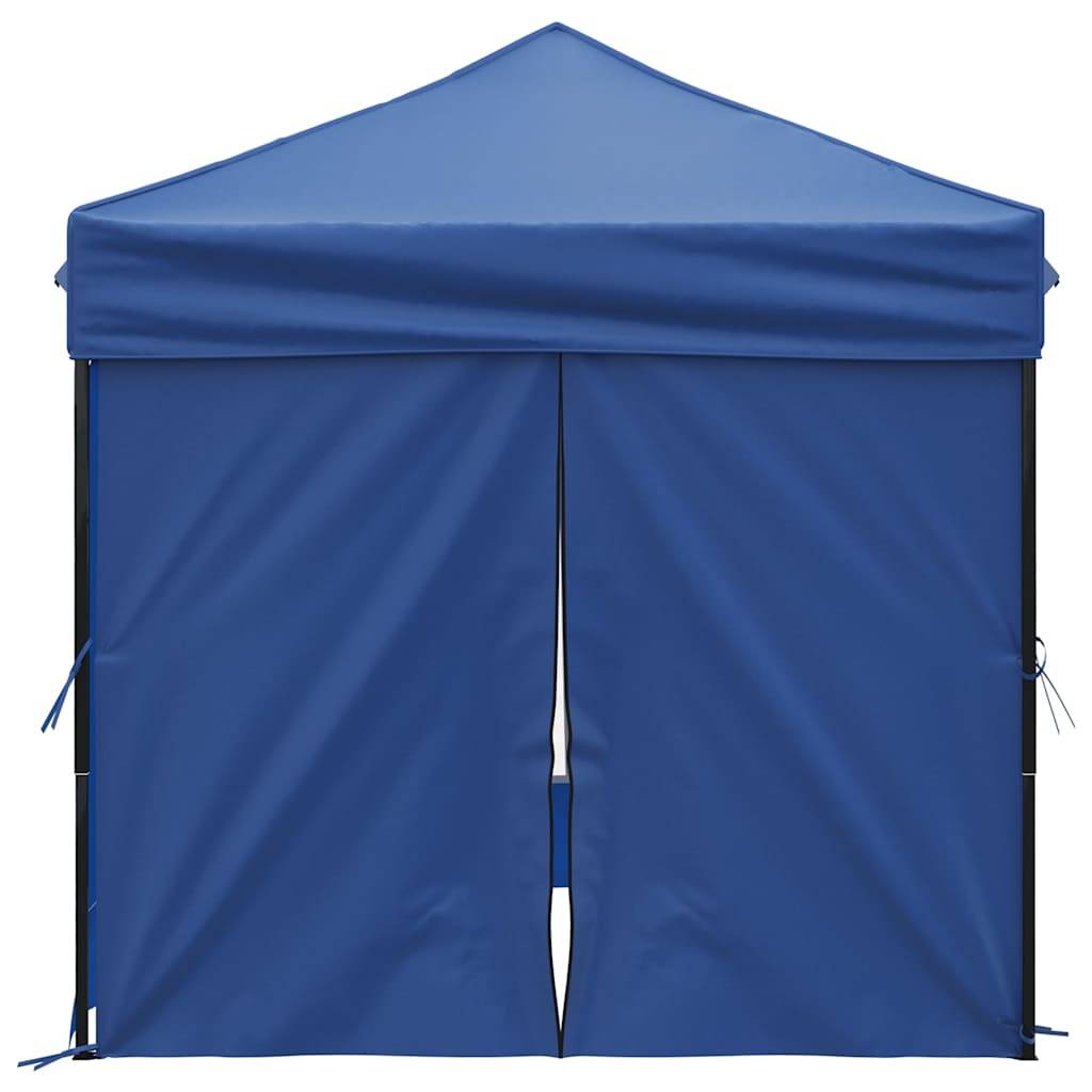 vidaXL Partyzelt Faltbar mit Seitenwänden Blau 2x2 m