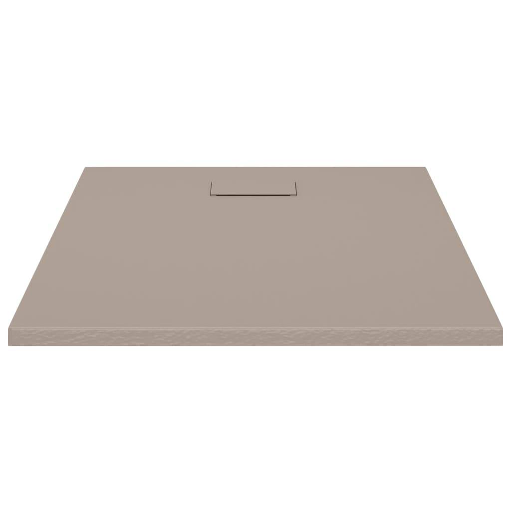 vidaXL Duschwanne SMC Braun 100x80 cm